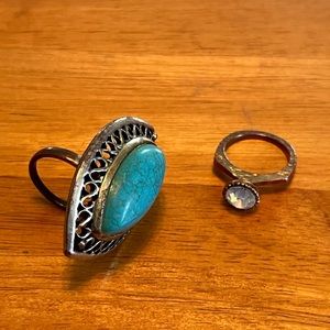 Vintage costume jewelry rings